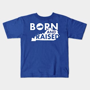 Kentucky Born and Raised Kids T-Shirt